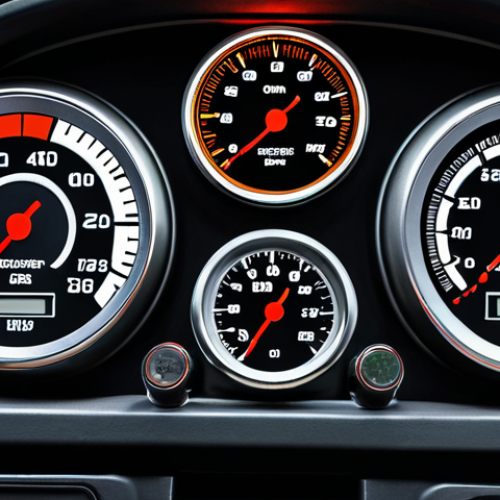 Home 22 **Total Derivative:** A bustling car repair shop scene. Focus on the interconnectedness of different parts (oil pressure gauge, coolant temperature display, timing light). Overlay abstract mathematical symbols representing partial derivatives linking each element to overall engine performance. The style should be technical but visually engaging, like a complex infographic.