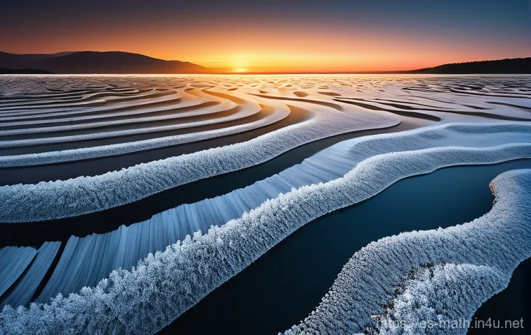 급수와 수렴 판정법 - **Prompt 1: The Dual Flow of Numerical Destiny**
    "An intricate landscape split into two distinct...