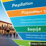 모평균과 표본평균 차이 - A detailed infographic-style image illustrating the concept of population versus sample in statistic...